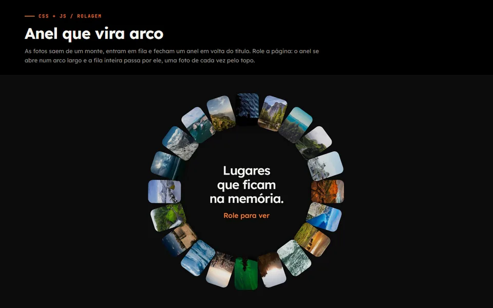 Prévia do efeito Anel que Vira Arco