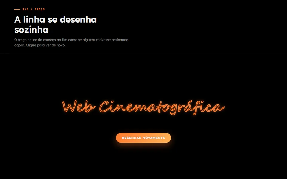 Prévia do efeito Assinatura Desenhada