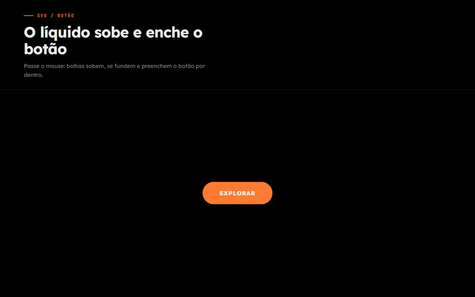 Prévia do efeito Botão Blob Gooey