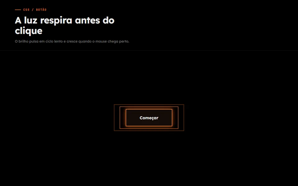 Prévia do efeito Botão Neon Pulse