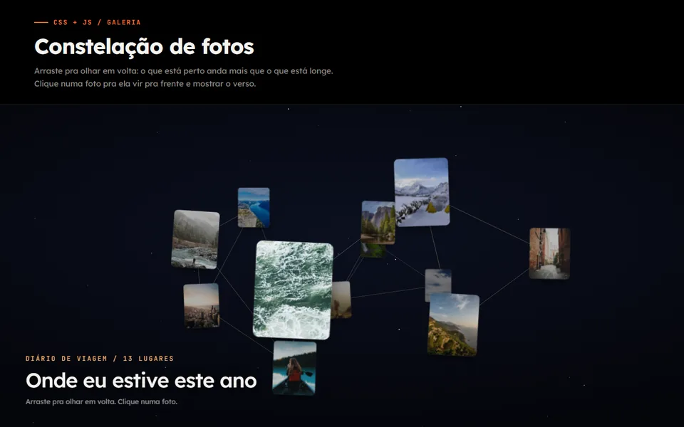 Prévia do efeito Constelação de Fotos