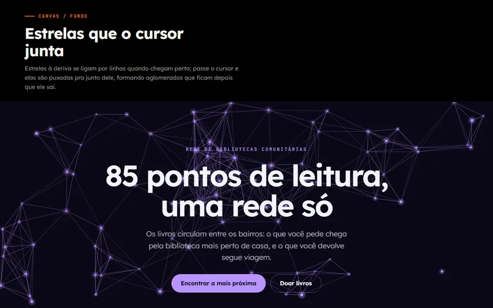 Prévia do efeito Constelação Magnética