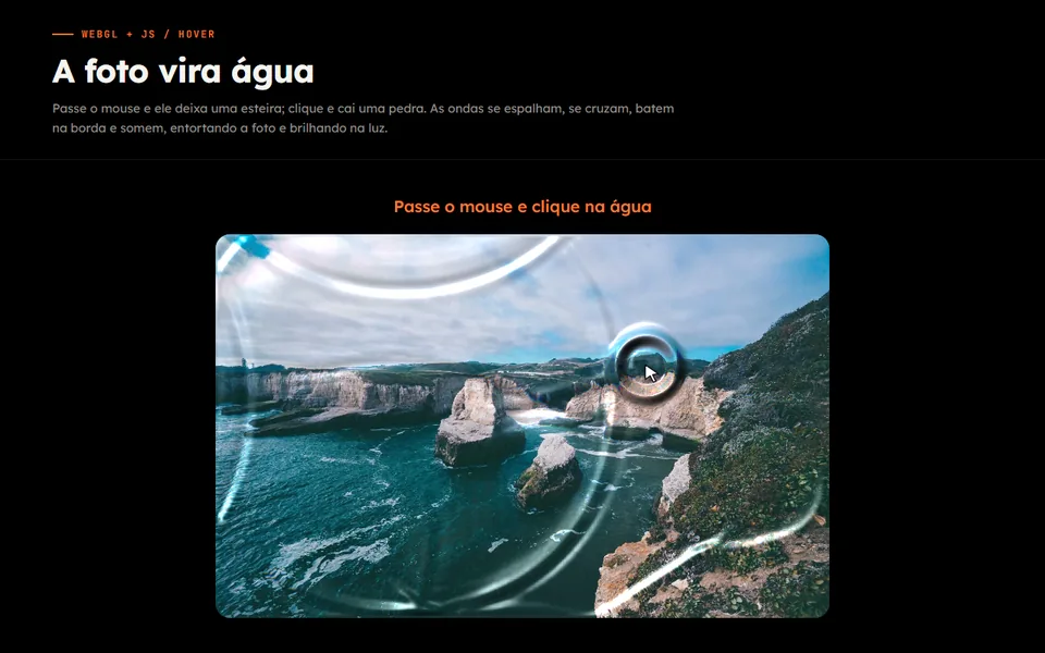 Prévia do efeito Espelho d'Água