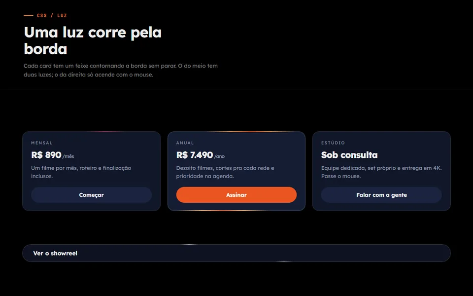 Prévia do efeito Feixe na Borda