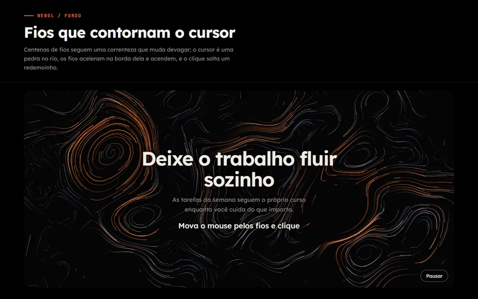 Prévia do efeito Fios na Correnteza