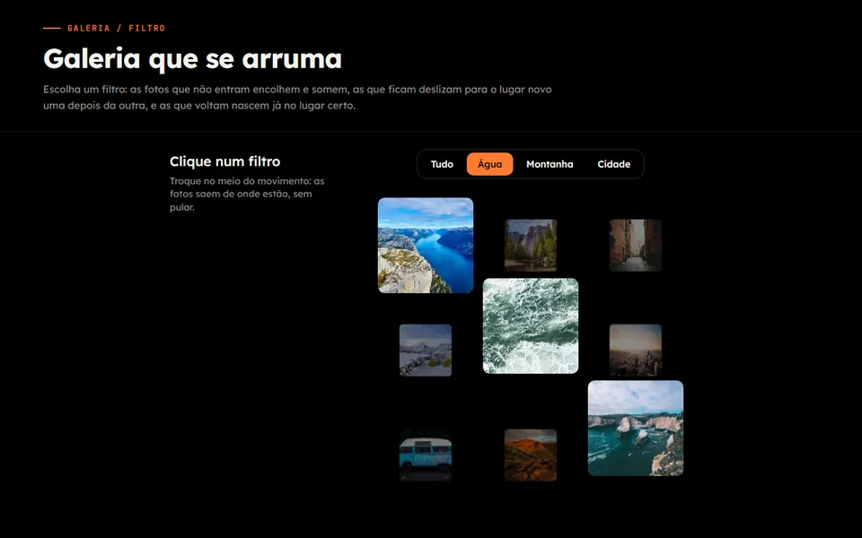 Prévia do efeito Galeria que se Arruma