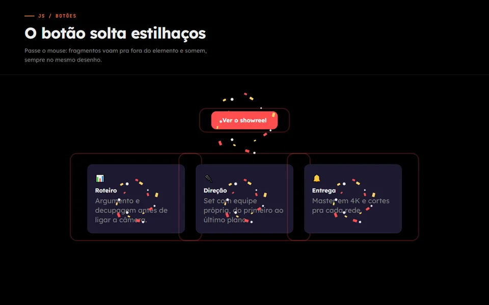 Prévia do efeito Hover Explosão