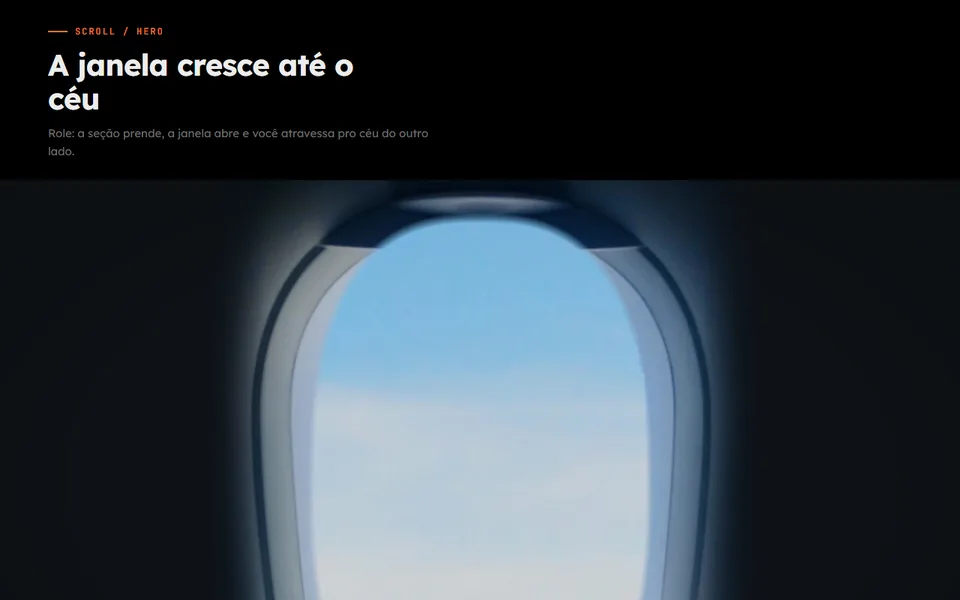 Prévia do efeito Janela que Abre
