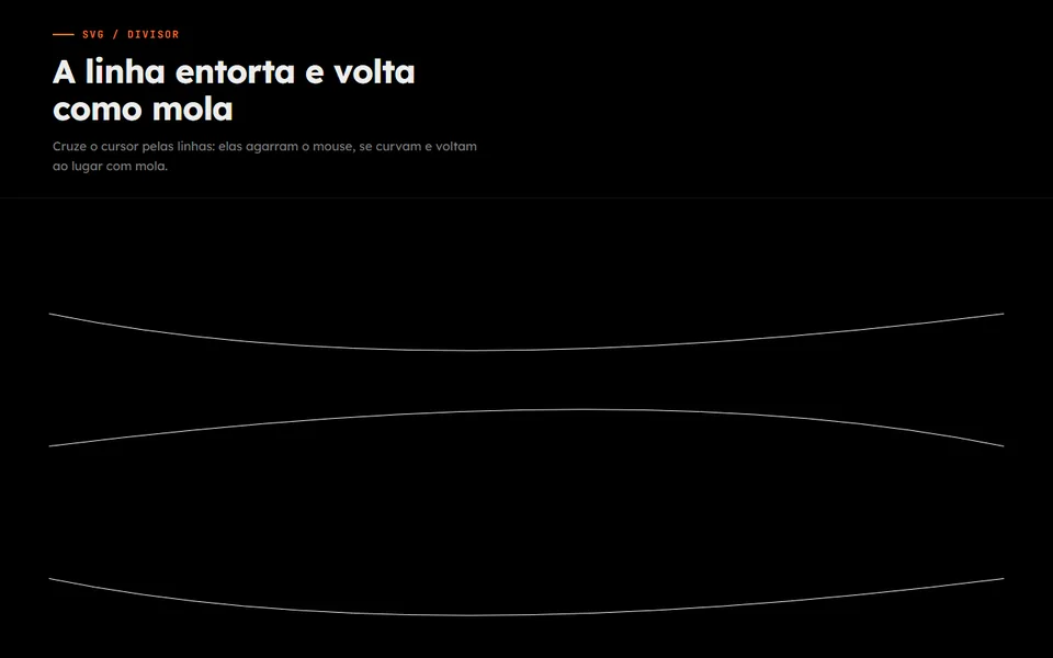 Prévia do efeito Linha Elástica