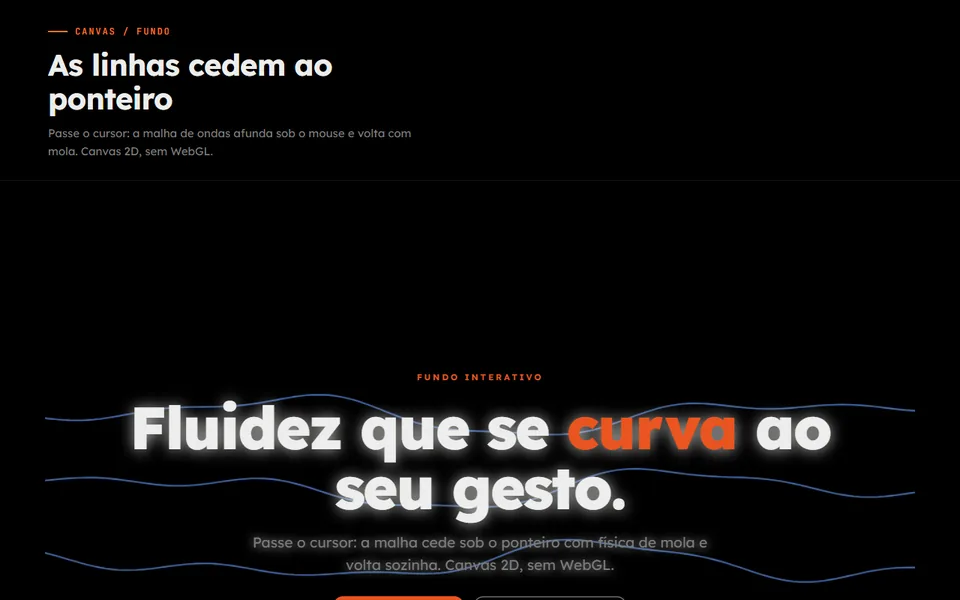 Prévia do efeito Malha de Ondas
