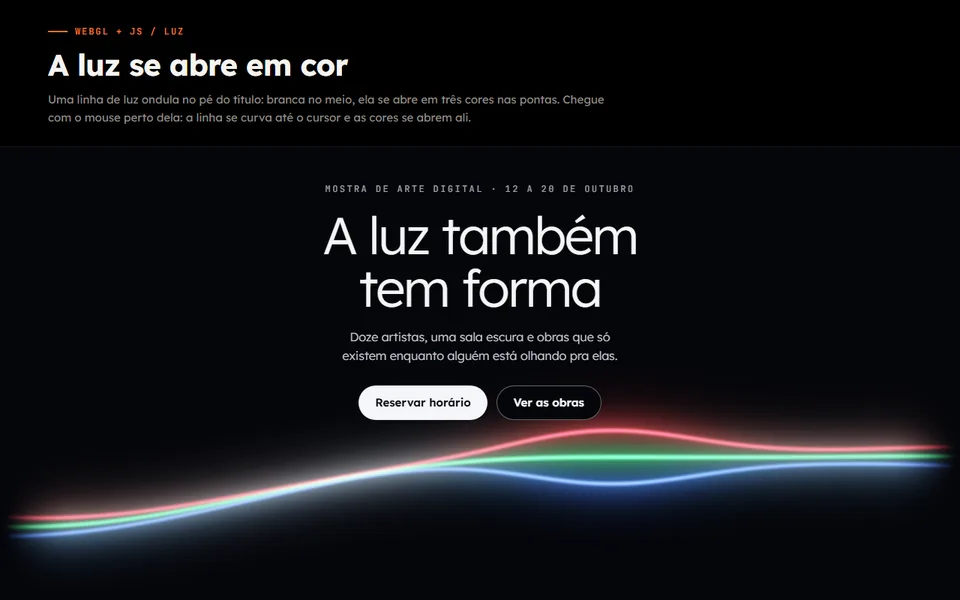 Prévia do efeito Onda Prismática