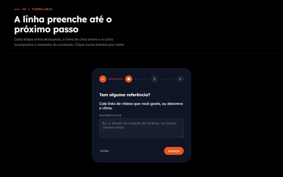 Prévia do efeito Passo a Passo