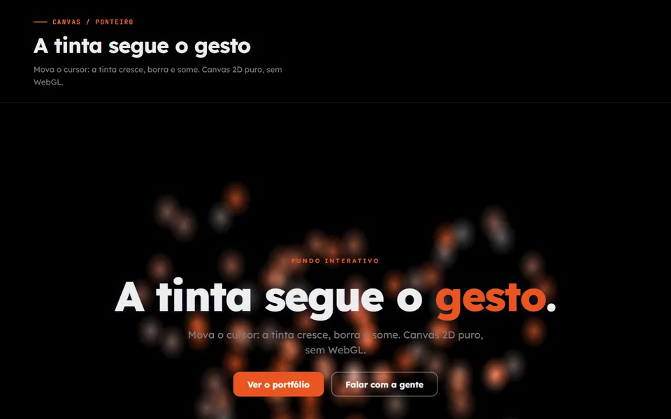 Prévia do efeito Rastro de Tinta