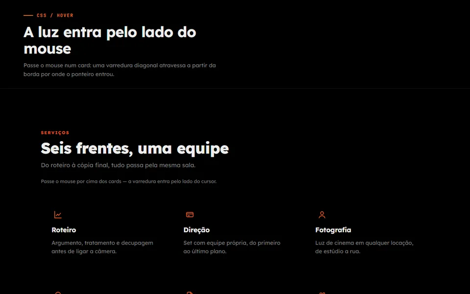 Prévia do efeito Sweep Assinatura