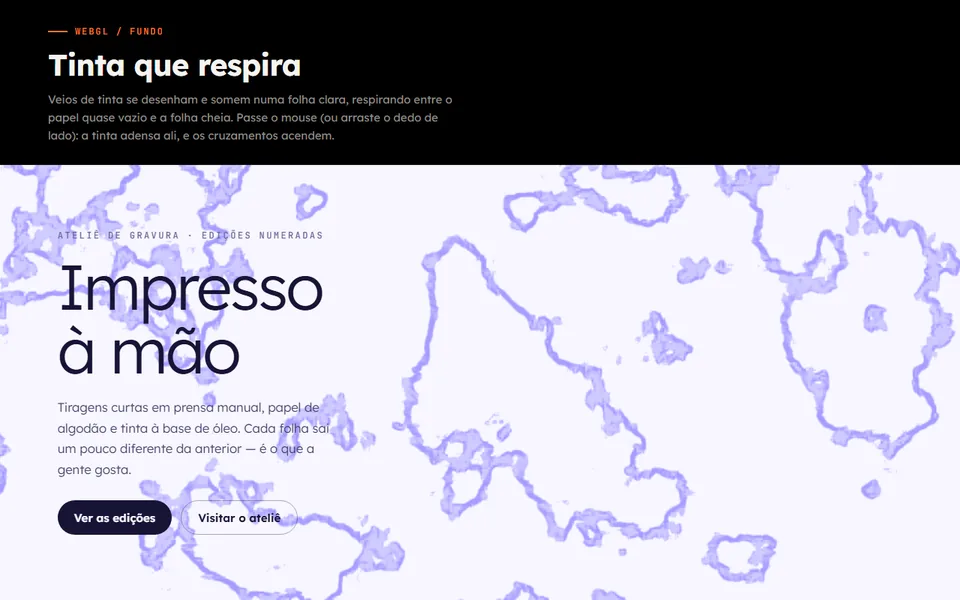 Prévia do efeito Tinta que Respira