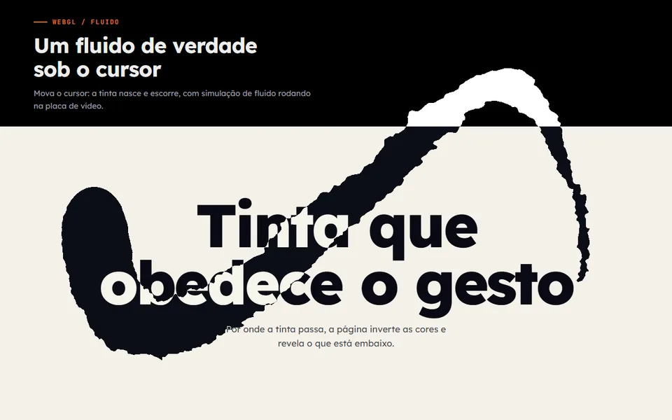 Prévia do efeito Tinta Viva