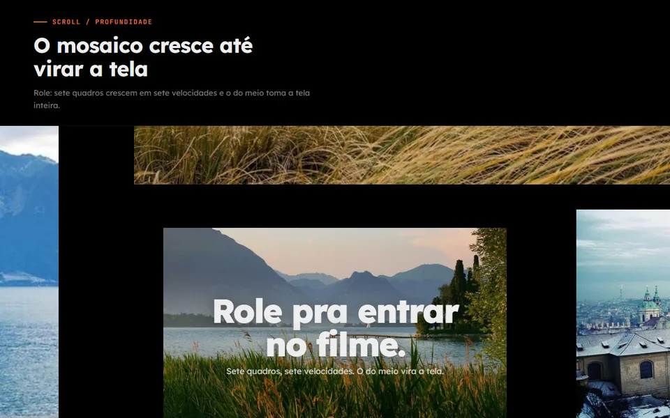 Prévia do efeito Zoom em Camadas